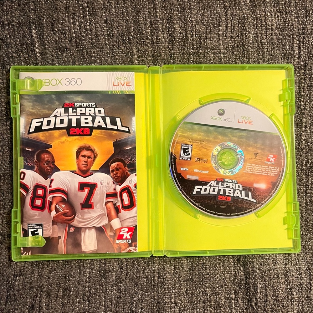 All Pro Football 2K8 Xbox 360 Game Complete - Picture 3 of 3